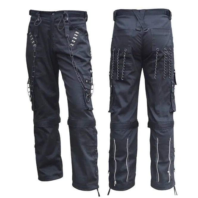 Prime Quality Men Gothic Bondage Pant Alternative Punk Rock Emo Trouser Pant Shorts Gothic Bondage Men Long Pants Unisex