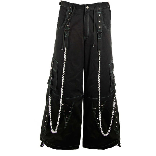 Gothic Men Gothic Cool Cyber Bondage Baggy Pants Unisex