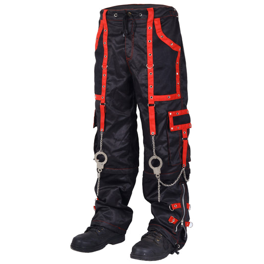 Gothic Mens Trip Pant Bondage Cyber Tripp Pants Chain Techno Rock Punk Shorts Unisex