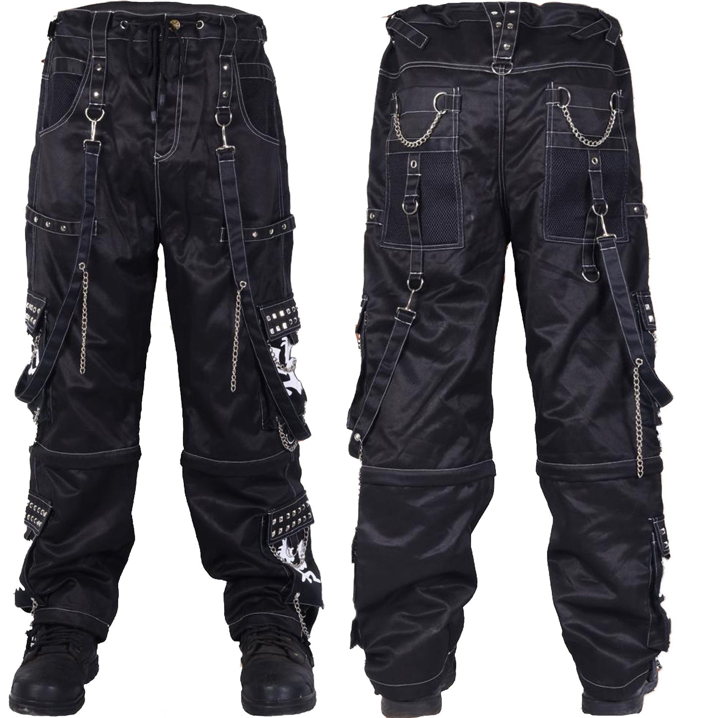 Gothic Jeans Apocalyptic Punk Trip Pants Emo Pant Insane Clown Trip Pants Unisex