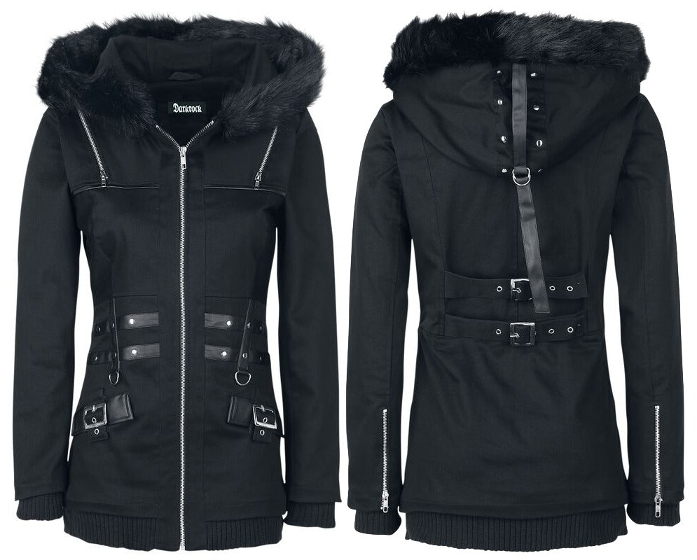 Gothic Sara Jacket Between Seasons Jacket Black