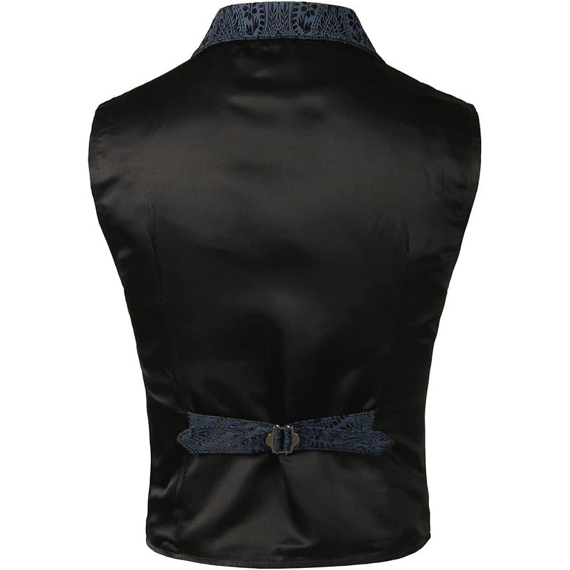 Gothic Men’s Victorian Suit Vest Steampunk Waistcoat