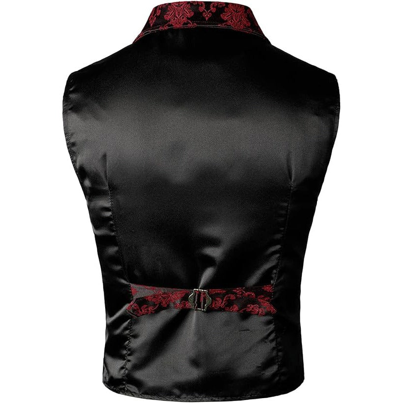 Gothic Men’s Victorian Suit Vest Steampunk Waistcoat