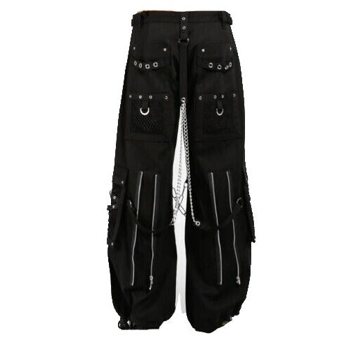 Goth Pant Trip Bondage Skater Gothic Punk Rocker Cyber Steampunk Biker Pant UNISEX