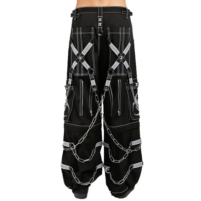 Prime Quality Men Gothic Bondage Reflective Men Street Walker Pant Alternative Punk Rock Emo Trouser Pant Shorts Unisex