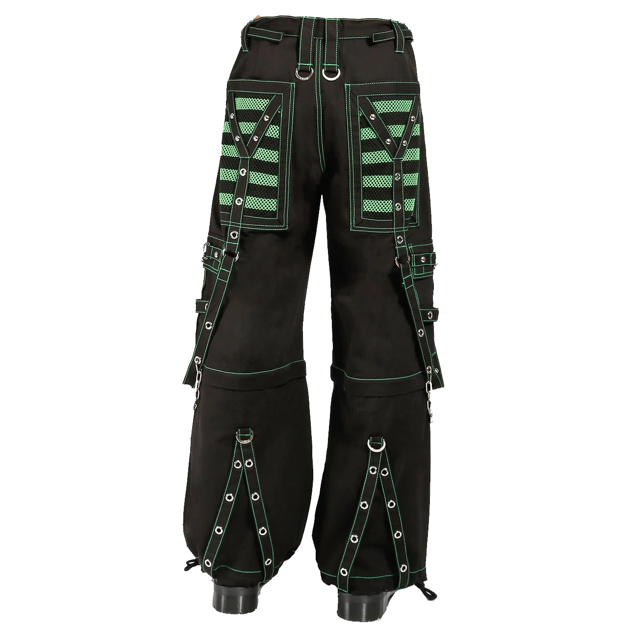 Gothic Extreme Bondage Skater Gothic Punk Rocker Cyber Goth Steampunk Biker Pants Unisex