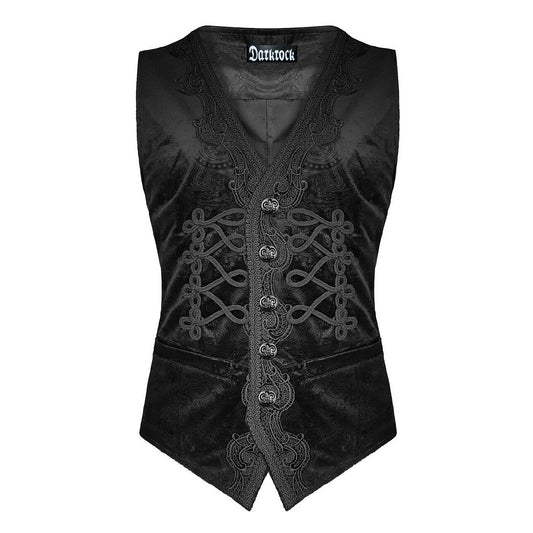 Men Herringbone Wool Blend Tweed Vest Premium Black Waistcoat Suit Vest V Neck Slim Fit Waistcoat