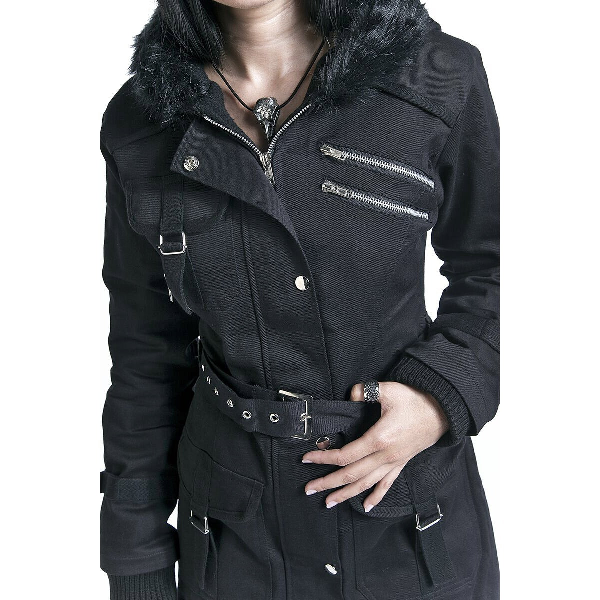 Handmade Women’s coat Jacket Winter Jacket with Multi Pocket Jacket