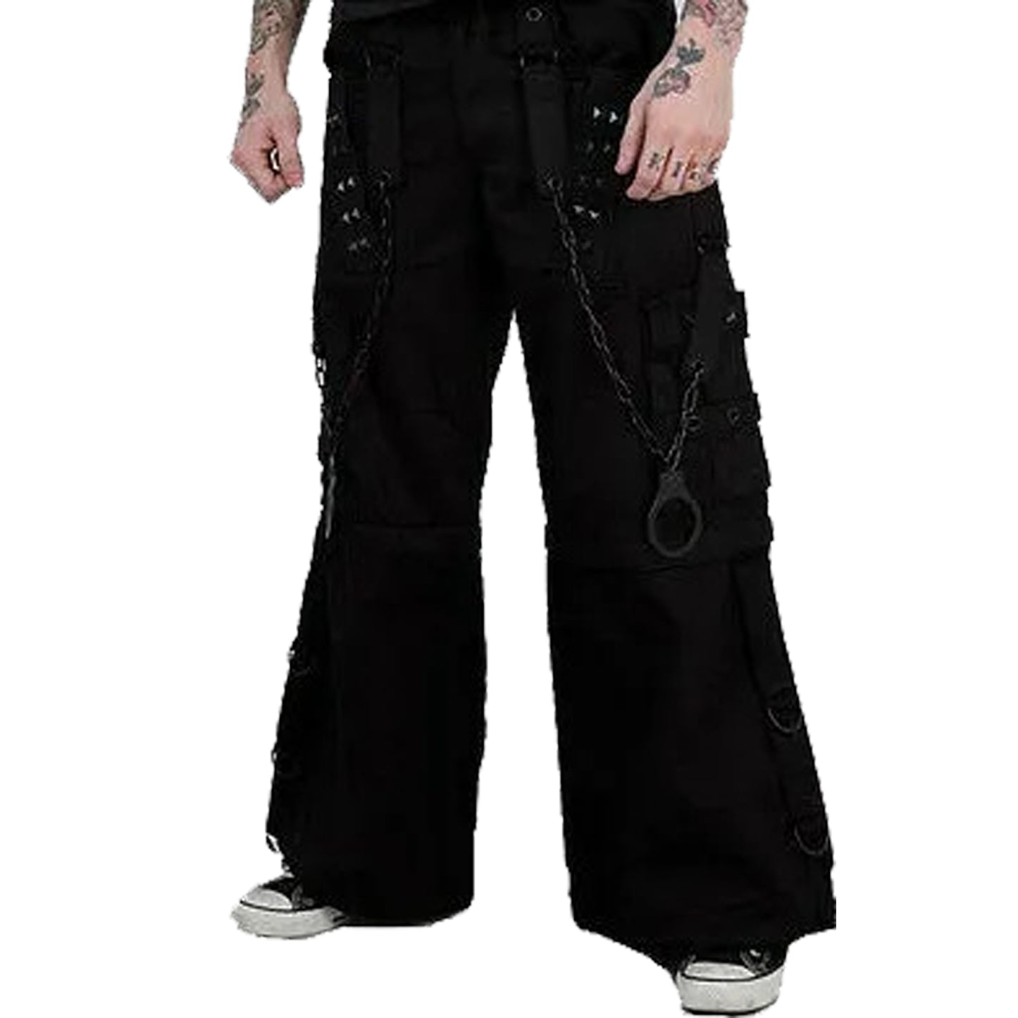 Prime Quality Handmade Gothic Bondage Black Skater Mens Pant Alternative Punk Rock Emo Trouser Pant Shorts Unisex