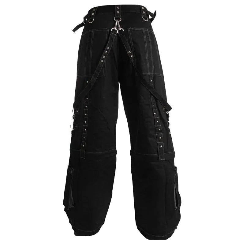 Gothic Men Gothic Paimon Bondage Pants Unisex