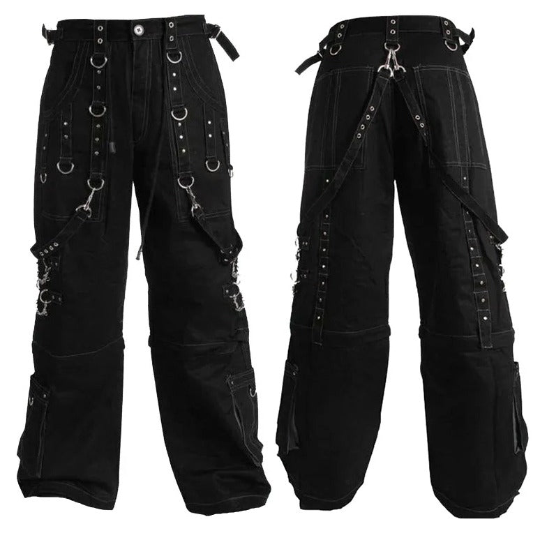 Gothic Men Gothic Paimon Bondage Pants Unisex