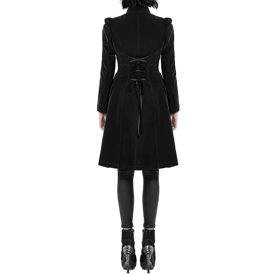 Womens Vespertine Mid Length Coat Black