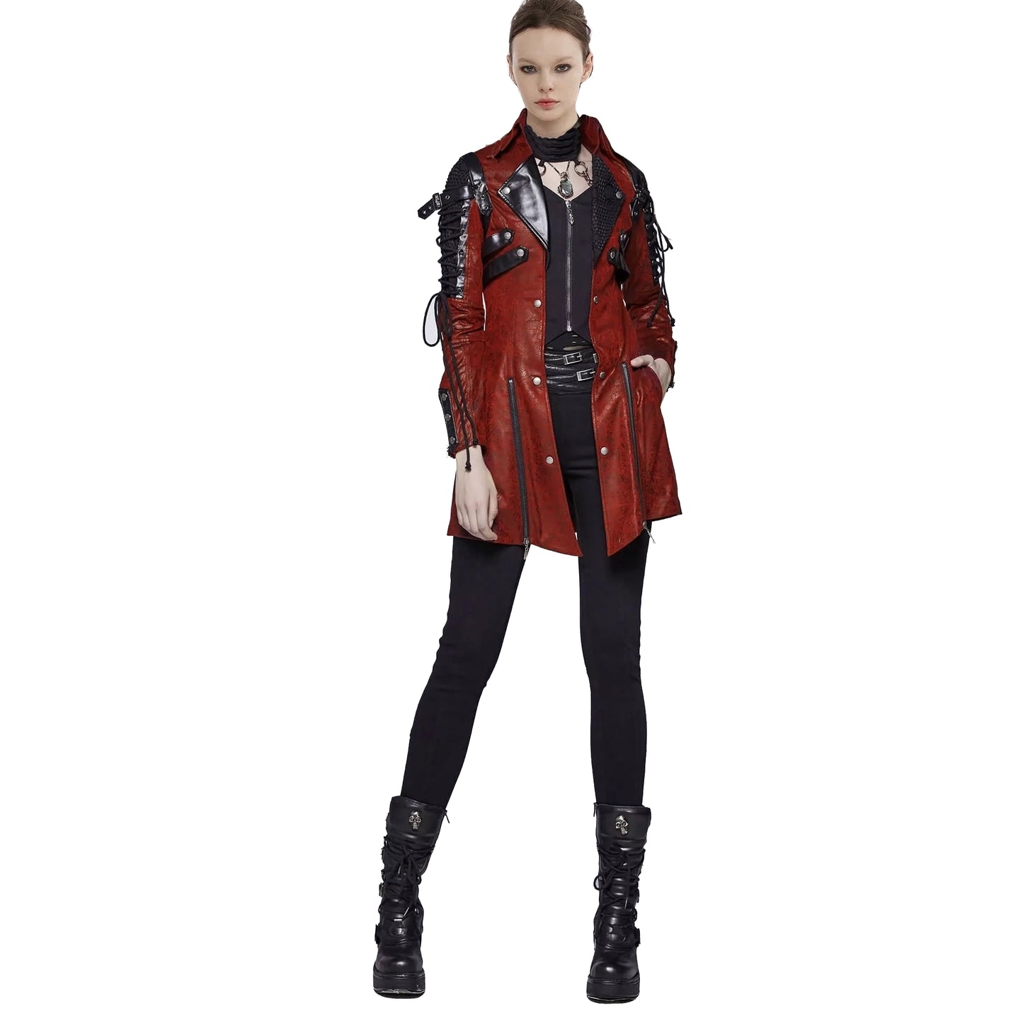 Womens Poisonblack Jacket Red