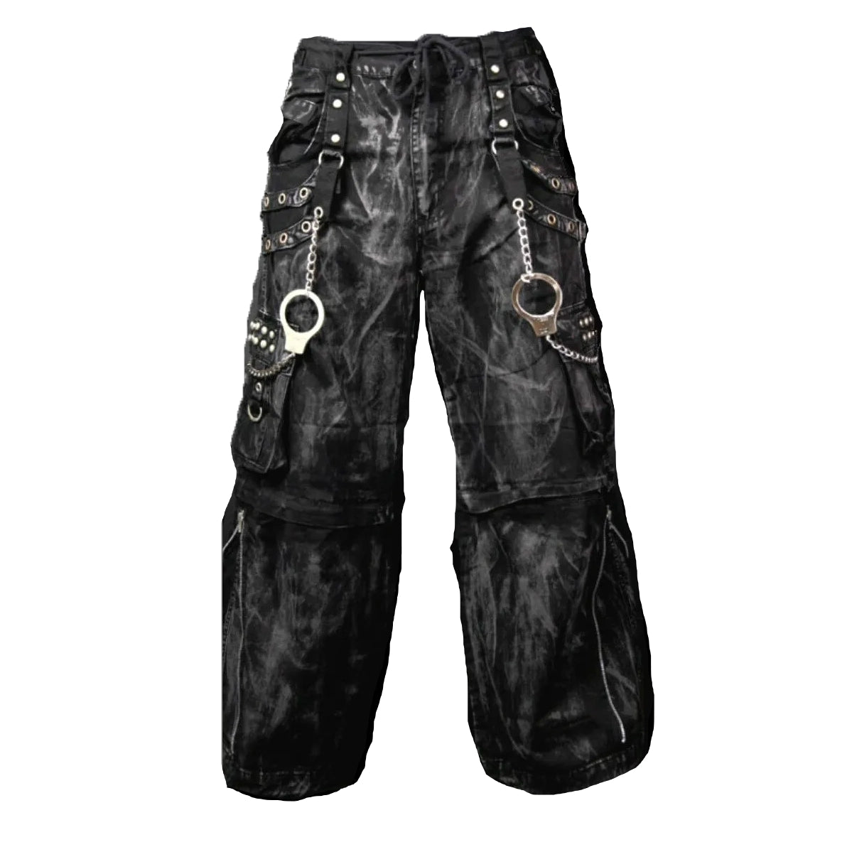 Gothic Jeans Apocalyptic Punk Emo Pants Unisex Mechanic Acid Goth Cyber Pants