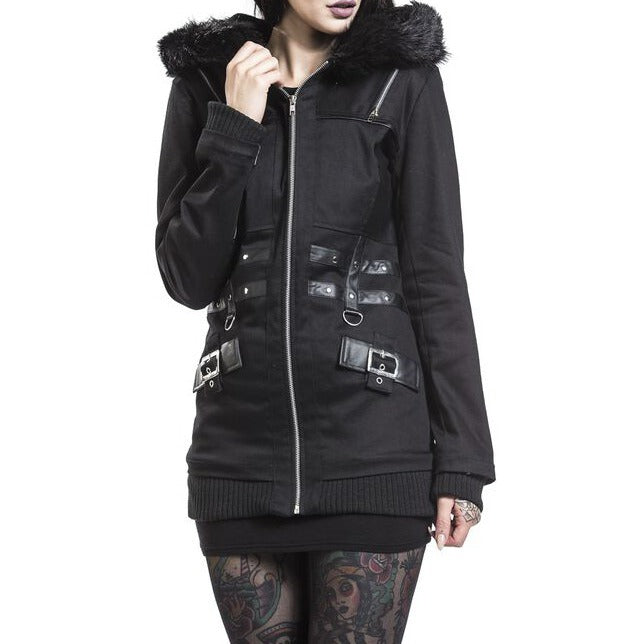 Gothic Sara Jacket Between Seasons Jacket Black